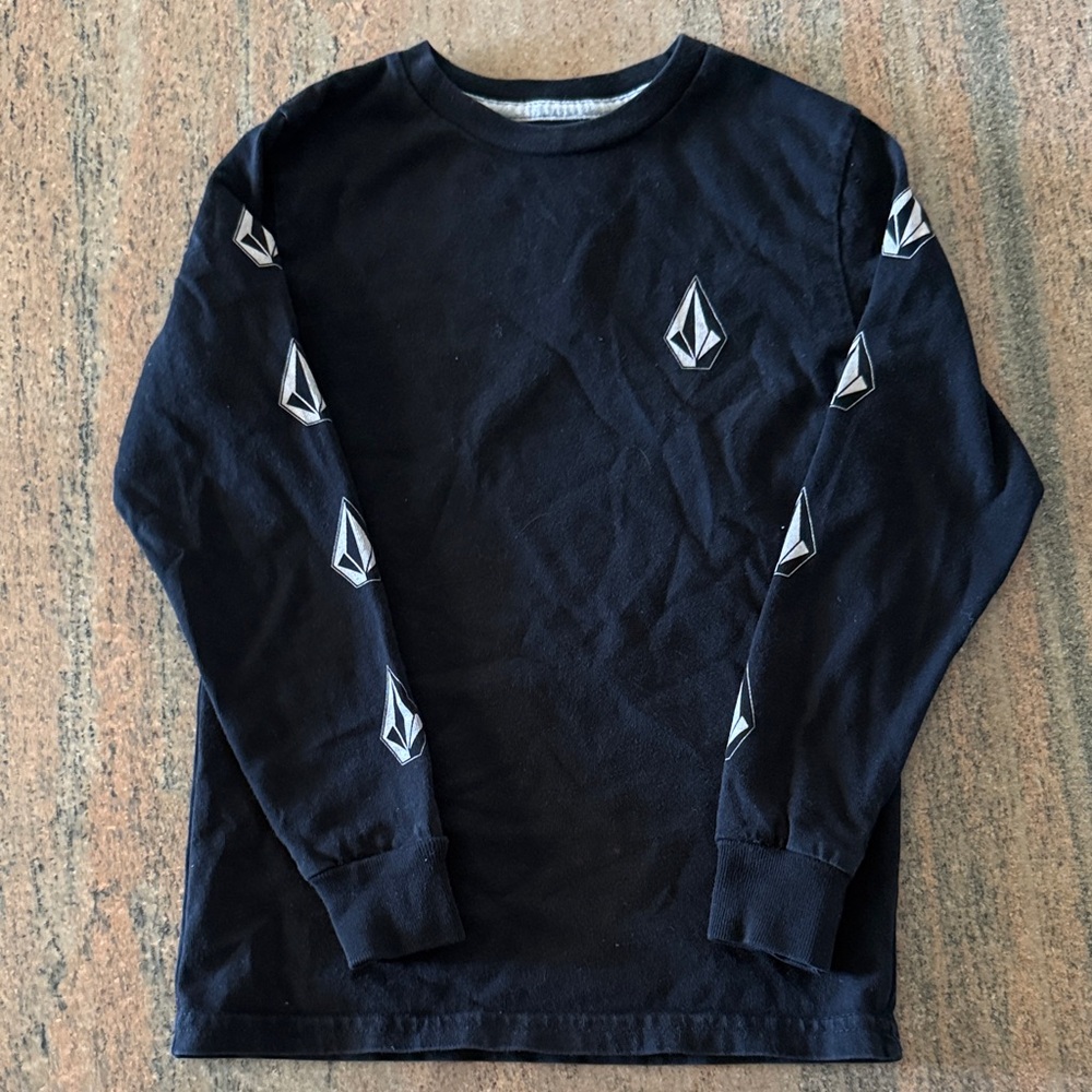 Boys 4/5 | Volcom Black Crewneck Longsleeve